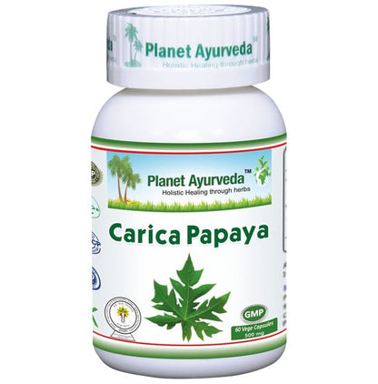 Planet Ayurveda Carica Papaya Vege Capsule - Classic Derma