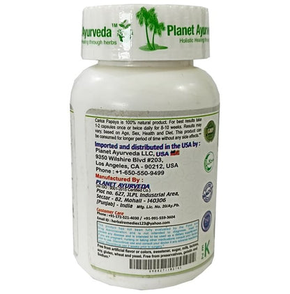 Planet Ayurveda Carica Papaya Vege Capsule