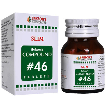 Bakson's Homeopathy Compound # 46 Slim Tablet - Classic Derma