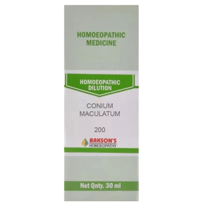 Bakson's Homeopathy Conium Maculatum Dilution 200 - Classic Derma