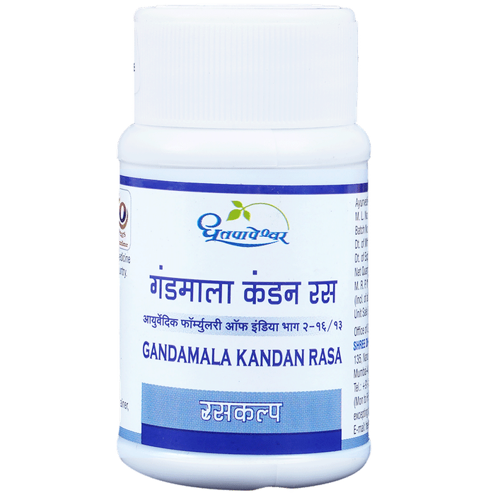Dhootapapeshwar Gandamala Kandan Rasa Tablet - Classic Derma