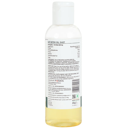 Posies Gut Detox Oil Shot