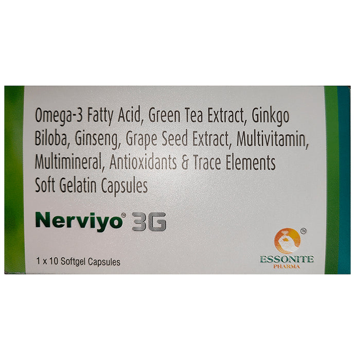 Nerviyo 3G Softgel Capsule - Classic Derma