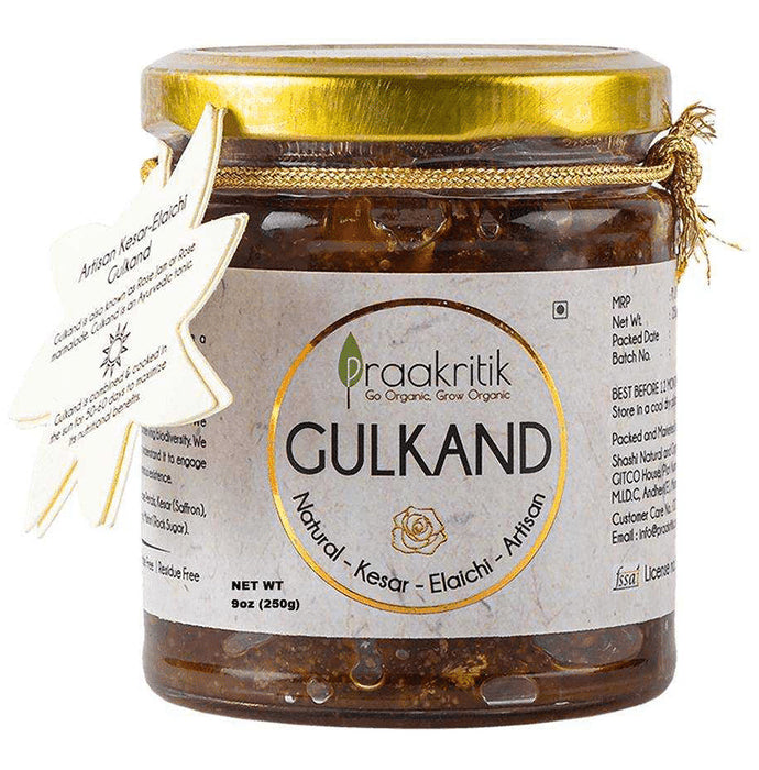 Praakritik Gulkand Natural-Kesar-Elaichi-Artisan - Classic Derma