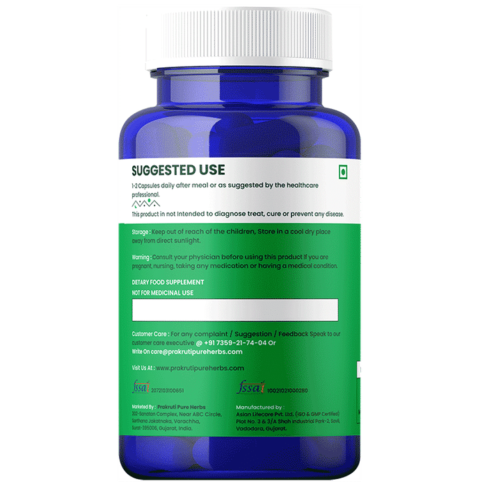 Prakruti Pure Herbs Spirulina Vegicap