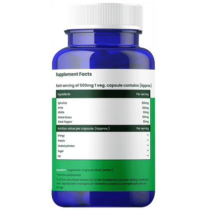 Prakruti Pure Herbs Spirulina Vegicap