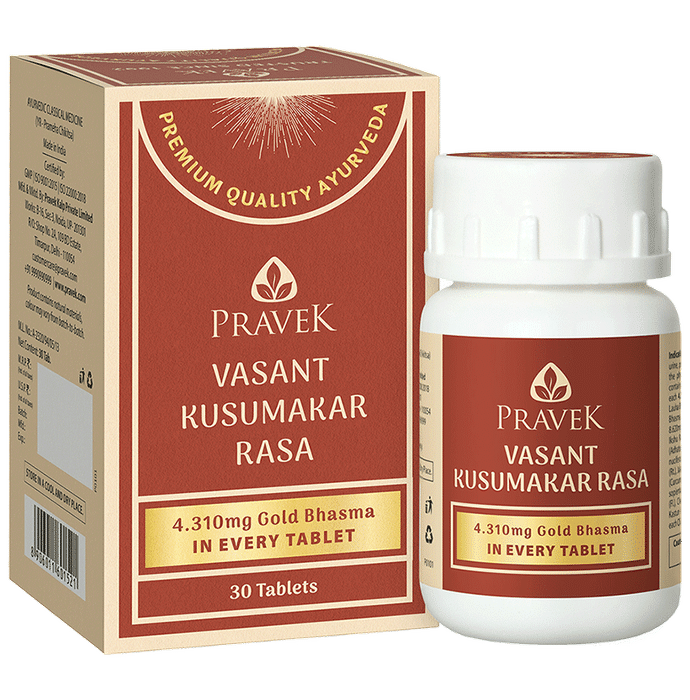 Pravek Vasant Kusumakar Ras - Classic Derma