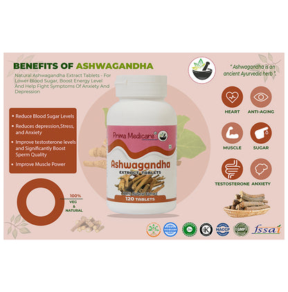 Prima Medicare Ashwagandha Extract Tablet