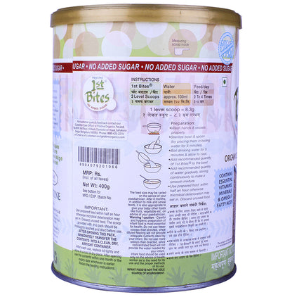 Pristine 1st Bites No Added Sugar (6 Months - 24 Months) Baby Cereal with Milk Rice