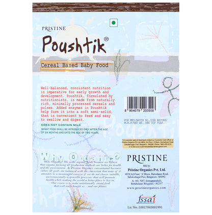 Pristine Poushtik Cereal Based Baby Food with 15% Protein (6-24 Months)