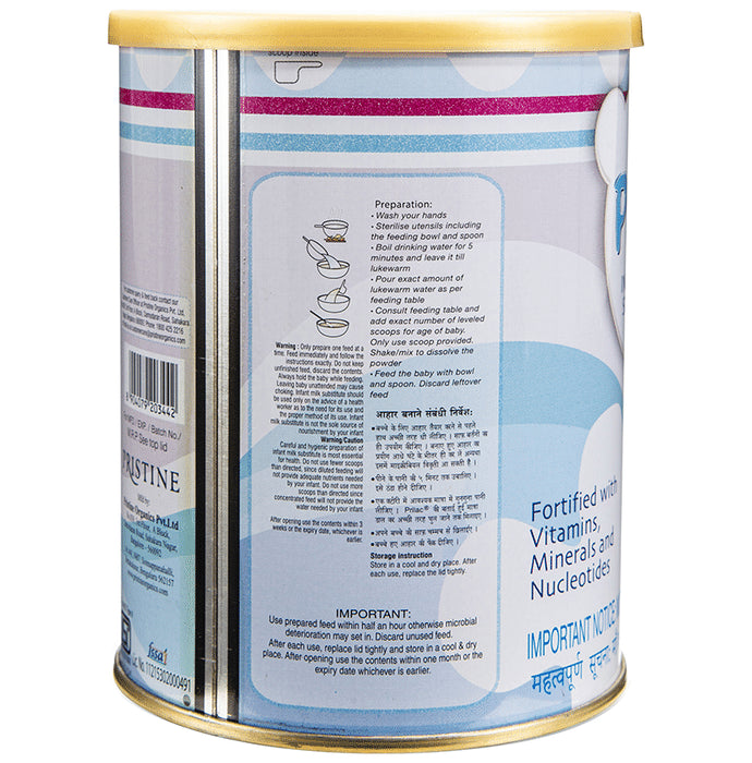 Buy Pristine Prilac Infant Milk Substitute Stage 1 (Upto 6 months ...