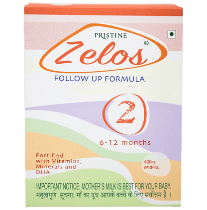 Pristine Zelos Follow Up Formula Stage 2 (6 to 12 months) - Classic Derma
