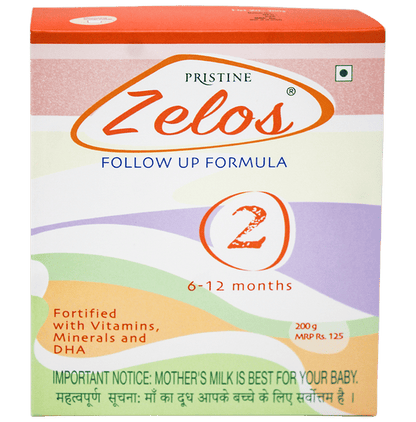 Pristine Zelos Follow Up Formula Stage 2 (6 to 12 months) - Classic Derma