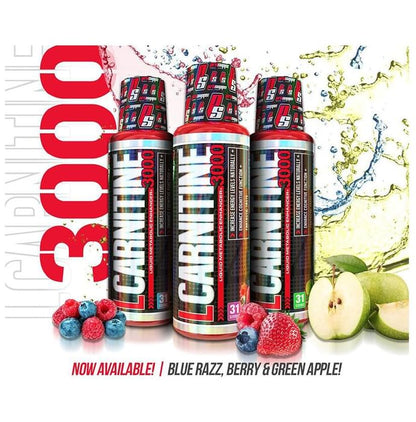 Pro Supps L Carnitine 3000 Liquid Metabolic Enhancer Berry