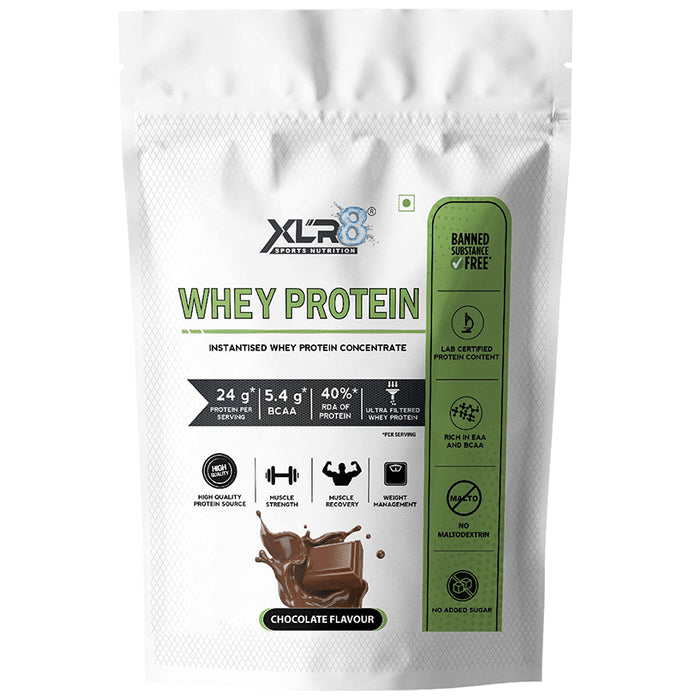 XLR8 Sports Nutrition Whey Protein Instantised Whey Protein Concentrate Chocolate - Classic Derma