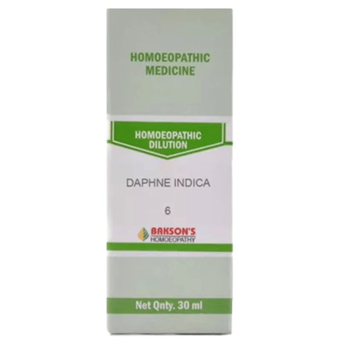 Bakson's Homeopathy Daphne Indica Dilution 6 CH - Classic Derma