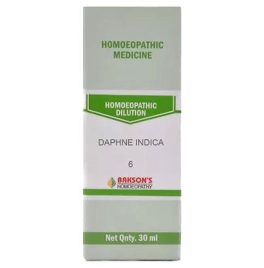 Bakson's Homeopathy Daphne Indica Dilution 6 CH - Classic Derma