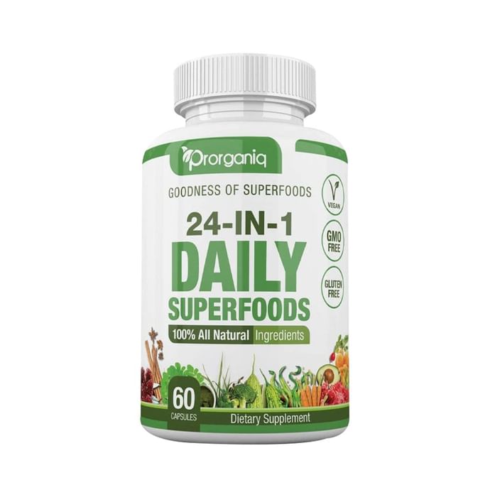 Prorganiq 24 in 1 Daily Superfoods Capsule - Classic Derma