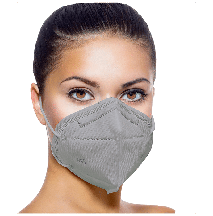 Protectorr N95 UV Sterilized 5 Layer Protection Mask Grey - Classic Derma