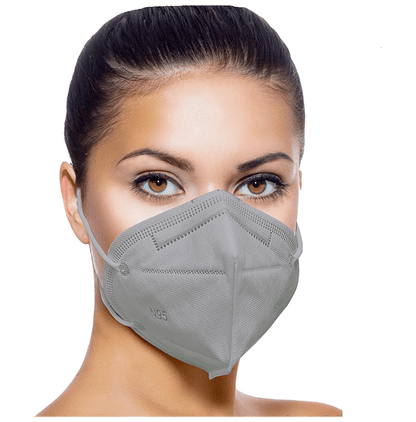 Protectorr N95 UV Sterilized 5 Layer Protection Mask Grey - Classic Derma