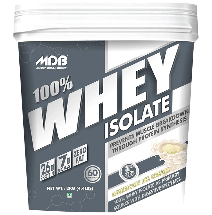 MDB Master Dream Bodies 100% Whey Isolate American Ice Cream - Classic Derma