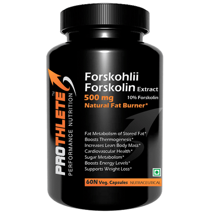 Prothlete Forskohlii Forskolin Extract 500mg Veg Capsule - Classic Derma