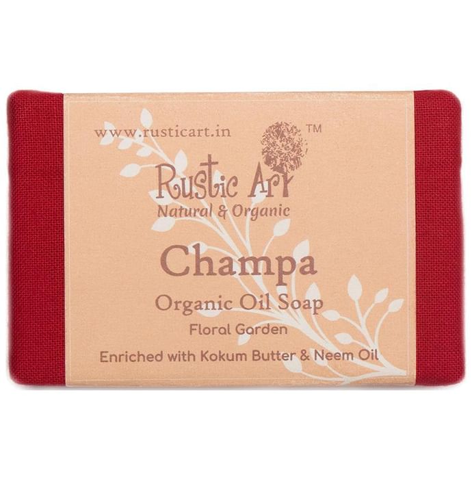 Rustic Art Champa Organic Oil Soap - Classic Derma