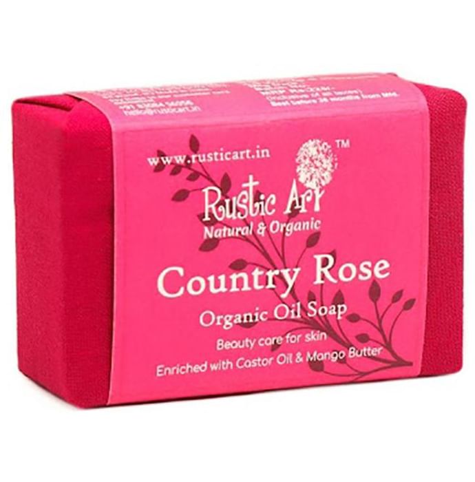 Rustic Art Country Rose Organic Oil Soap - Classic Derma