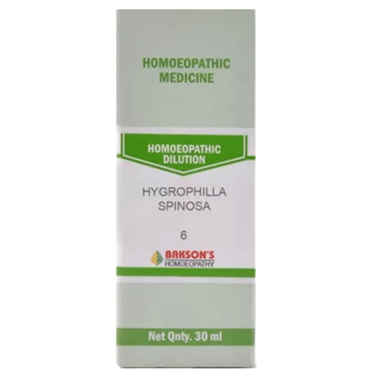 Bakson's Homeopathy Dilution Hygrophilla Spinosa 6 CH - Classic Derma