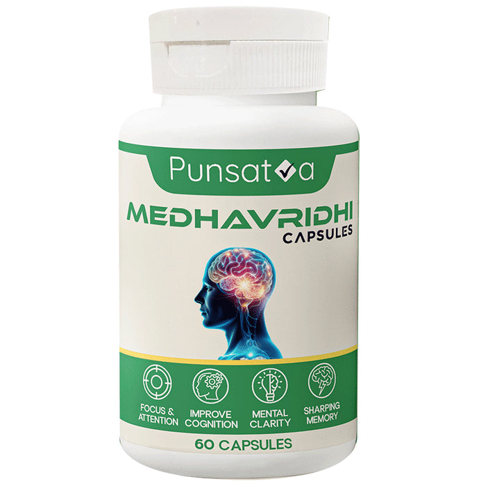 Punsatva Medhavridhi Capsule (60 Each) - Classic Derma