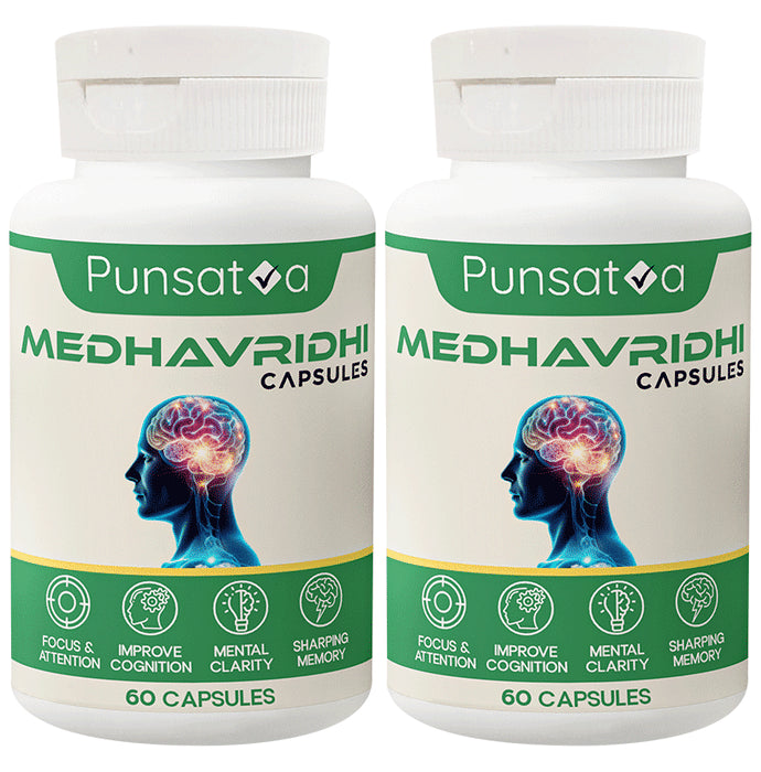 Punsatva Medhavridhi Capsule (60 Each) - Classic Derma