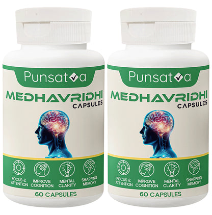 Punsatva Medhavridhi Capsule (60 Each) - Classic Derma
