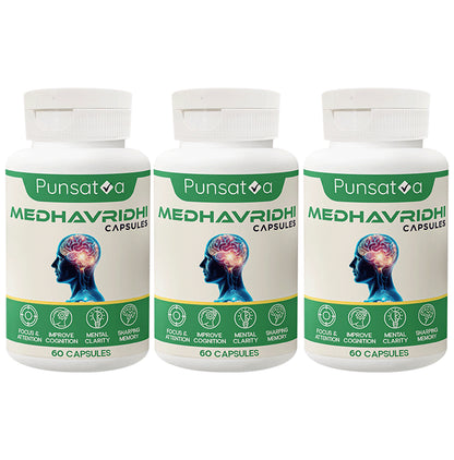 Punsatva Medhavridhi Capsule (60 Each) - Classic Derma