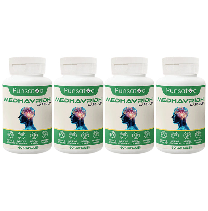 Punsatva Medhavridhi Capsule (60 Each) - Classic Derma