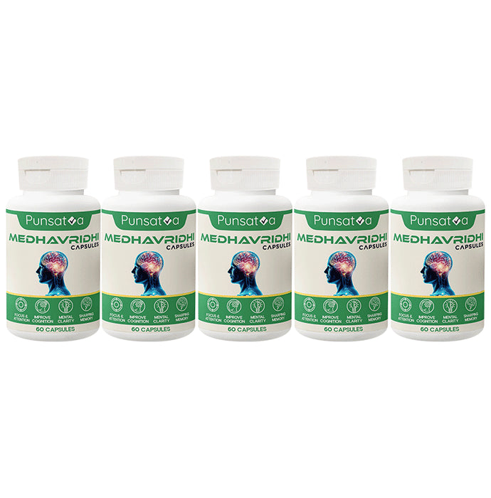 Punsatva Medhavridhi Capsule (60 Each) - Classic Derma