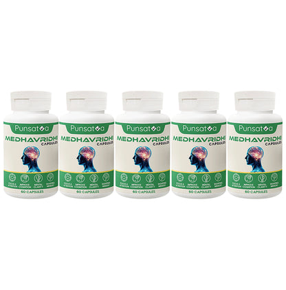 Punsatva Medhavridhi Capsule (60 Each) - Classic Derma