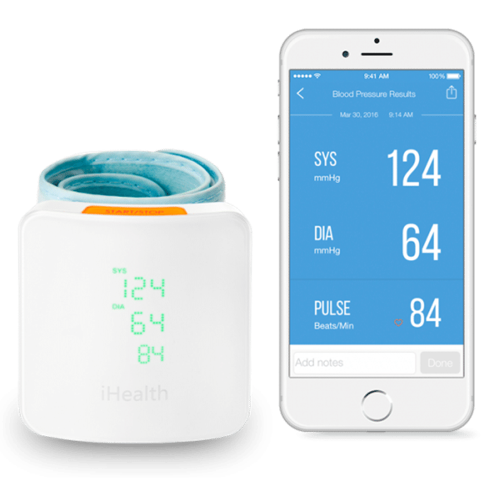 Buy iHealth View Wireless Wrist Blood Pressure Monitor | Classic Derma ...