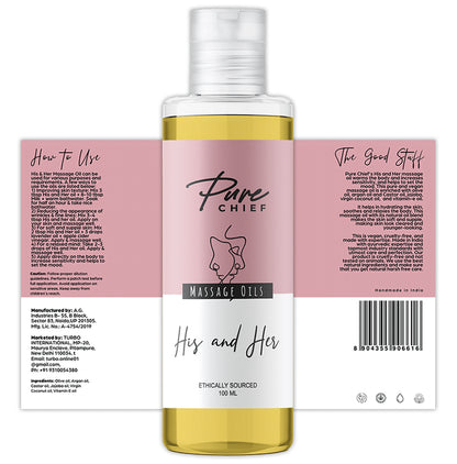Pure Chief Massage Oil His and Her