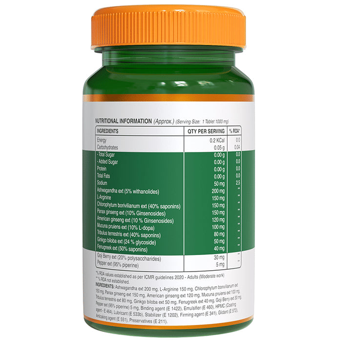 Pure Nutrition AshwaGinseng Veg Tablet
