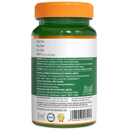 Pure Nutrition AshwaGinseng Veg Tablet