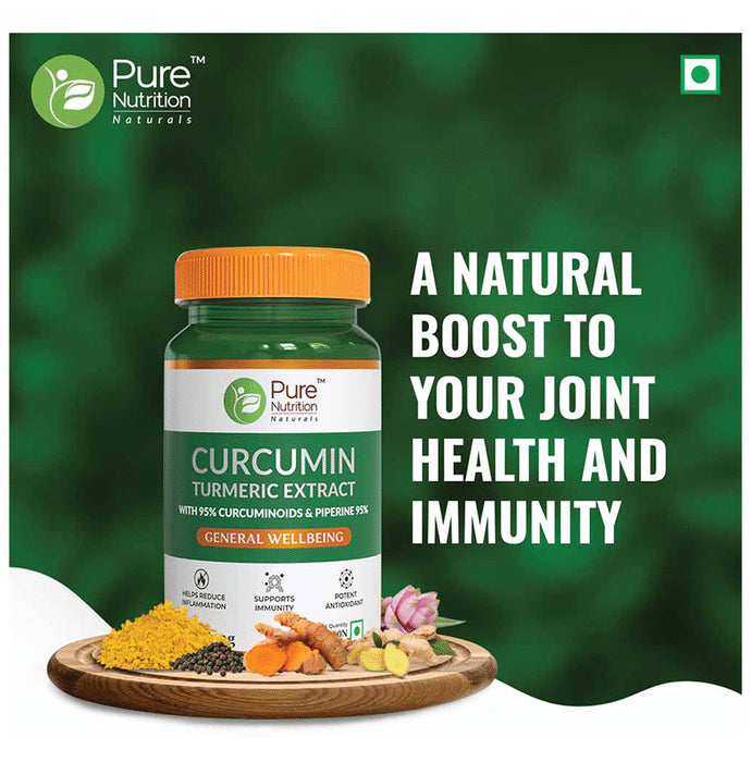Pure Nutrition Curcumin Turmeric Extract 1200mg Veg Tablet