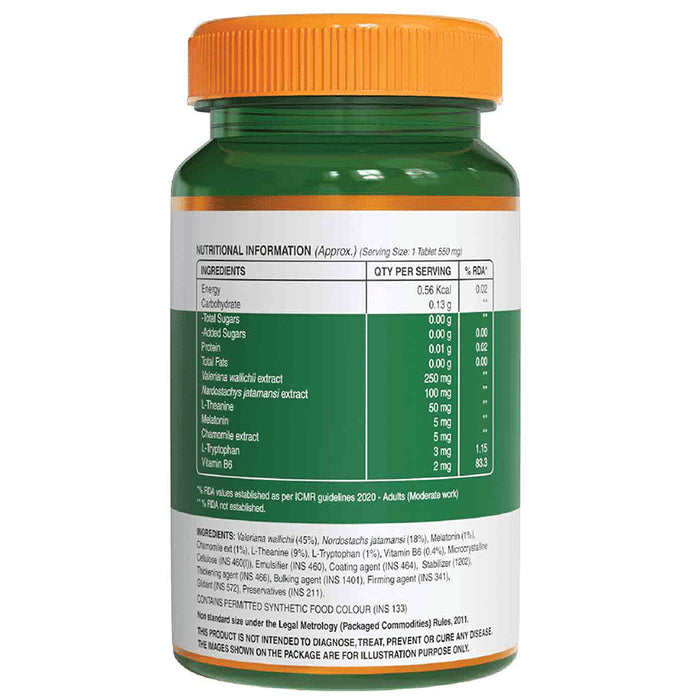 Pure Nutrition Melatonin Sustained Release 550mg Veg Tablet