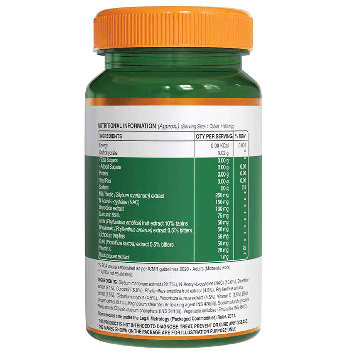 Pure Nutrition Milk Thistle Liver Detox Veg Tablet