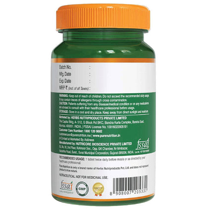 Pure Nutrition Milk Thistle Liver Detox Veg Tablet