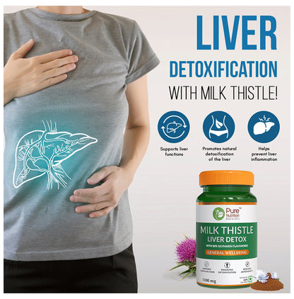 Pure Nutrition Milk Thistle Liver Detox Veg Tablet