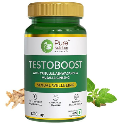 Pure Nutrition Testoboost Sexual Wellbeing Veg Tablet - Classic Derma