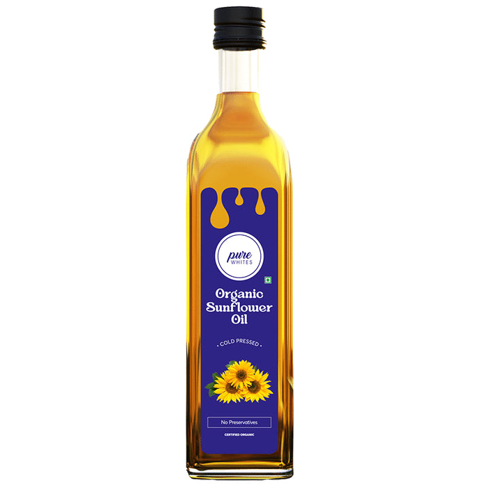Pure Whites Cold Pressed Organic Sunflower Oil - Classic Derma