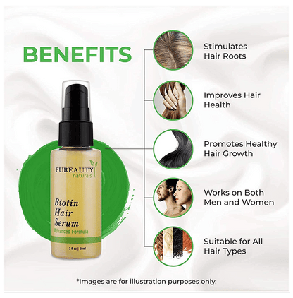 Pureauty Naturals Biotin Hair Serum Advanced Formula