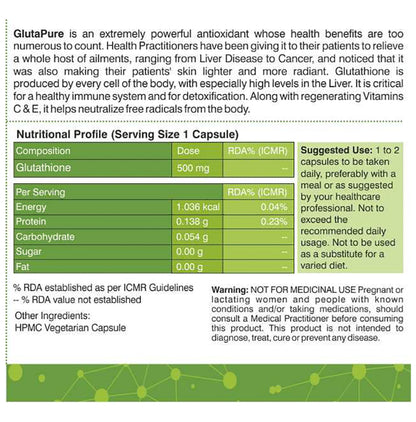 Purecise GlutaPure Vegan Capsule