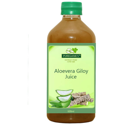 Pureganics Aloevera Giloy Juice - Classic Derma